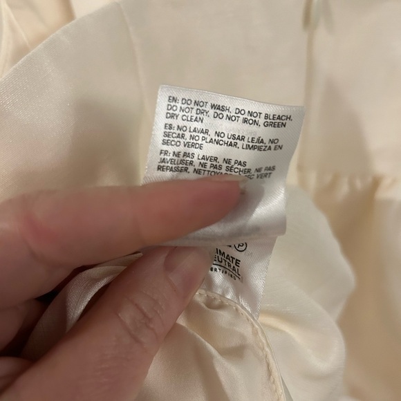 Reformation Cream Peplum Blouse - Picture 5 of 8